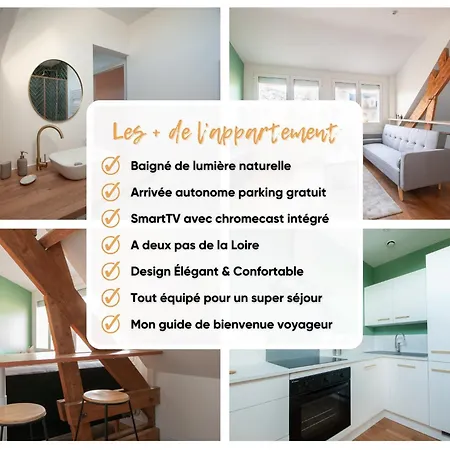 Ferienwohnung Lumineux T3 A Deux Pas Du Centre Et De La Loire - 70 M2 Orléans Exterior foto
