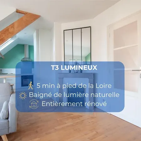 Bright 70M Apartment Near City Center & The Loire Orléans Exterior photo