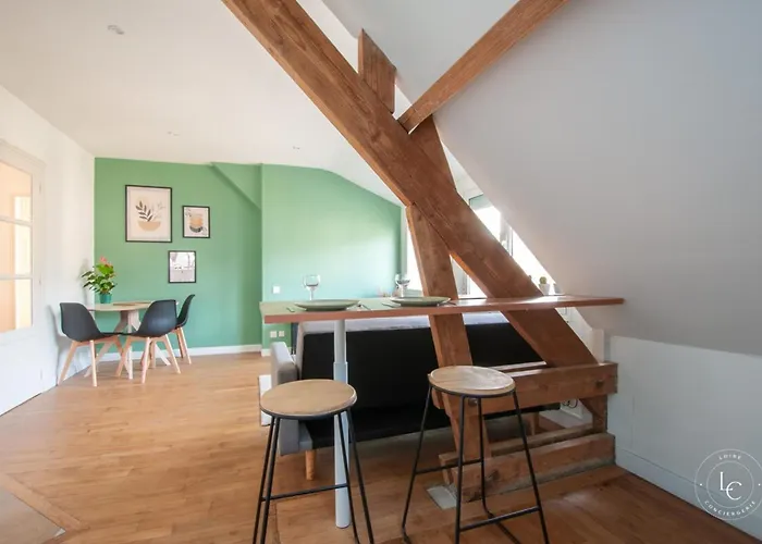 Bright 70M Apartment Near City Center & The Loire